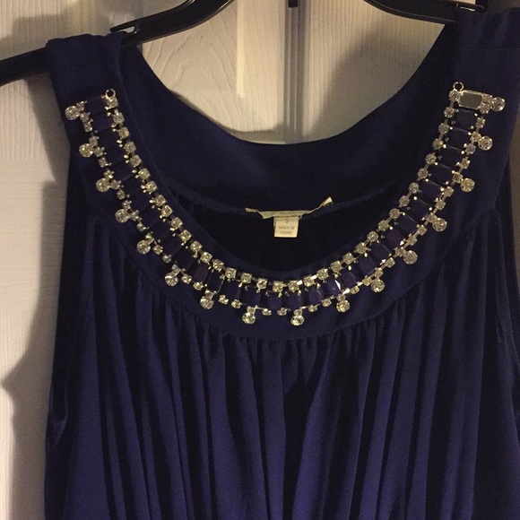 Sandiva Navy Blue Formal Gown - Picture 3 of 3